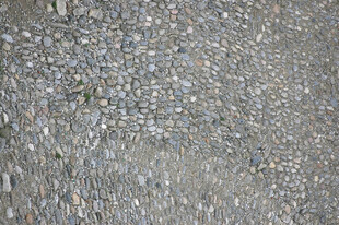 碎石地面纹理特写