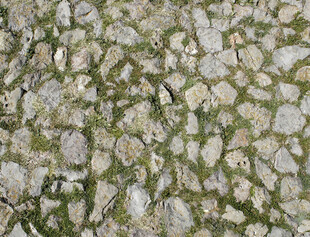 鹅卵石地面纹理特写