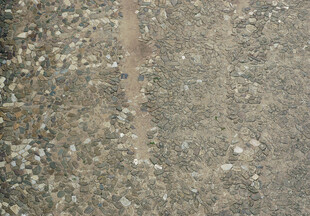 粗糙纹理的地面特写