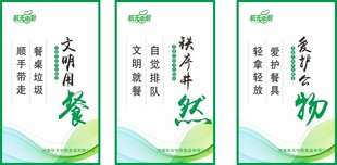 文明餐桌宣传海报