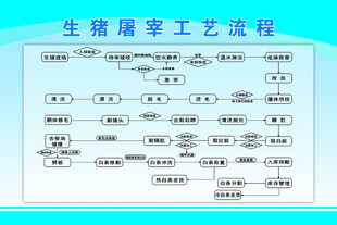 生猪屠宰工艺流程图