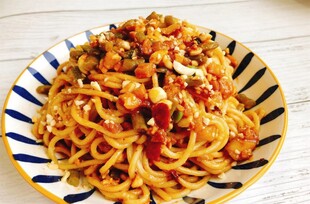 美味肉酱意面