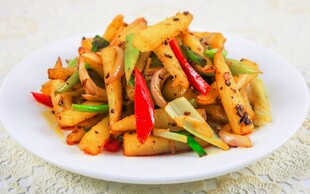 美味尖椒炒鸡肉