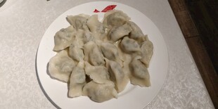 一盘美味饺子