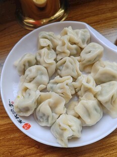 一盘美味饺子