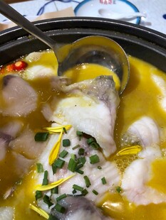 金汤鱼片美食特写