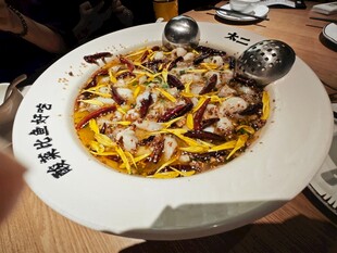 美味海鲜意面摆盘精致