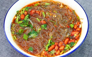 酸辣粉美食特写