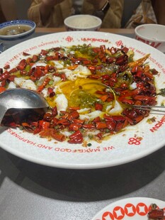 美味香辣水煮鱼上桌啦