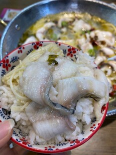 美味酸菜鱼食材特写