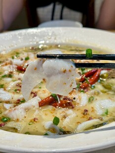 美味酸菜鱼特写