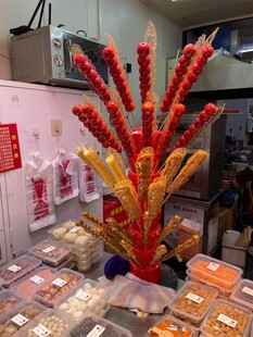 传统糖葫芦展示