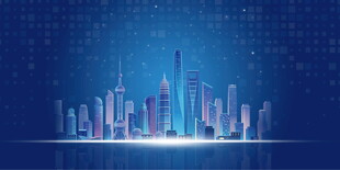 科技感城市夜景