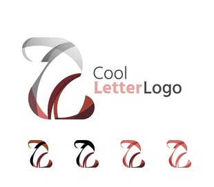 酷炫字母标志设计示例