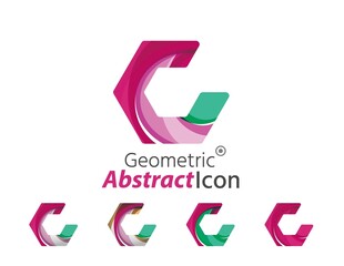 几何抽象图标设计