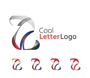 酷炫字母标志设计示例