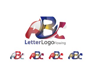 AB字母标志设计示例