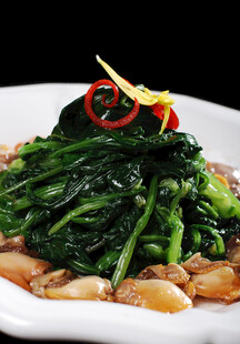 蒜蓉扇贝拌菠菜