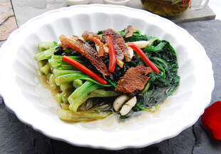 青菜炒腊肉