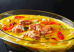 金汤排骨美食诱人