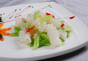 西芹鱿鱼花