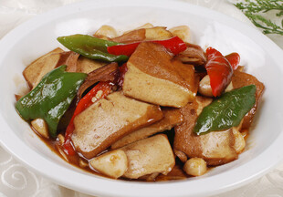 青椒炒香干