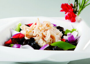 多彩凉拌海鲜时蔬