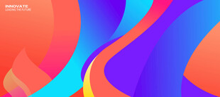 绚丽多彩展板背景