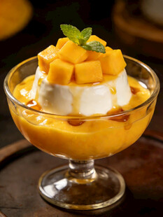 芒果酸奶杯 芒果奶冻