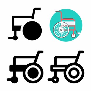 轮椅图标