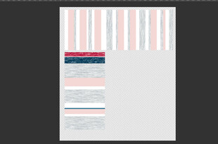 条纹图案装饰设计素材