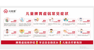 儿童 医疗 健康 脾胃海报