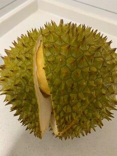 切开的榴莲果肉
