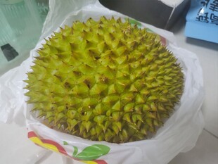 新鲜饱满的大个榴莲