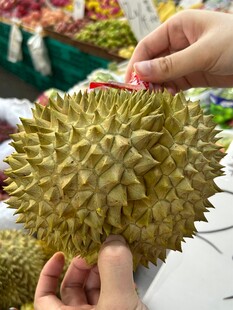 挑选榴莲的瞬间