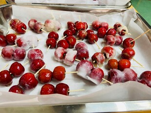 冷冻糖葫芦串