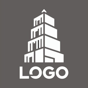 简约高楼建筑LOGO设计
