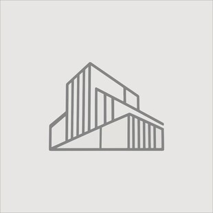 简约几何线条建筑图标