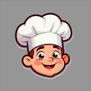 可爱小厨师头像