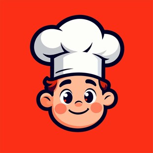 可爱小厨师头像