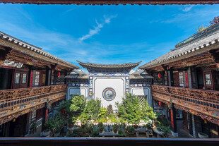 中式庭院古建筑景观