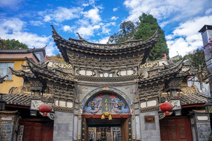 中式古牌坊 