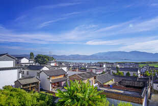 江南古村落全景风光