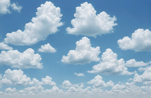 蓝天白云风景