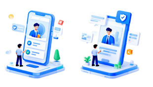 手机端身份认证场景图