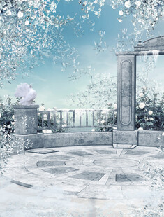 梦幻冰雪婚礼场景布置