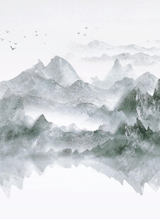 水墨山水意境图