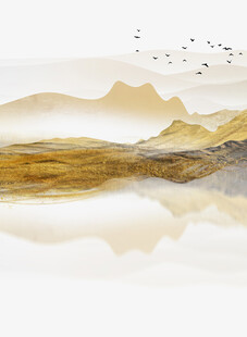 水墨山水意境图