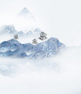 水墨山水间的静谧之景