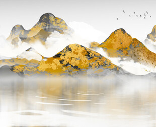 水墨山水意境图